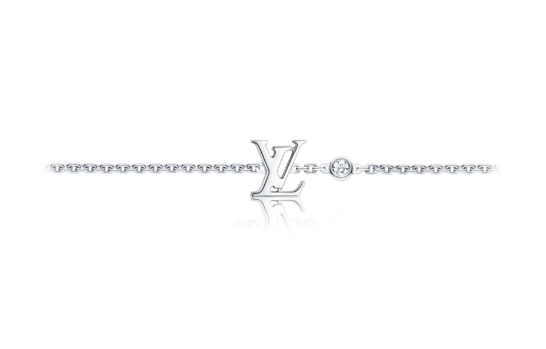 Louis Vuitton Idylle Blossom 18K Gold Diamond Logo Bracelet Unisex Q95581 圖 2
