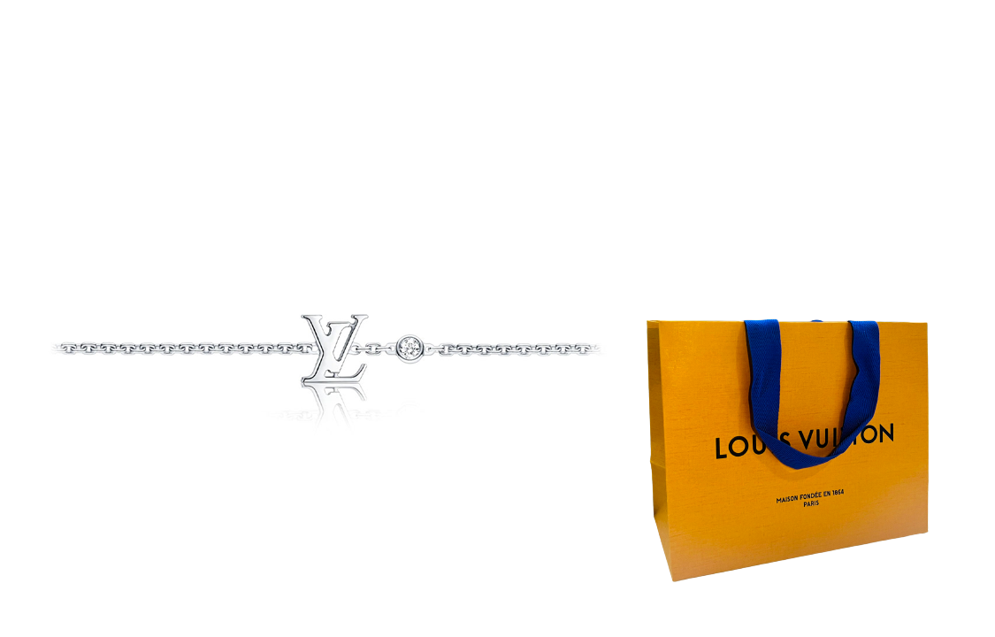 Louis Vuitton Idylle Blossom 18K Gold Diamond Logo Bracelet Unisex Q95581 圖 4