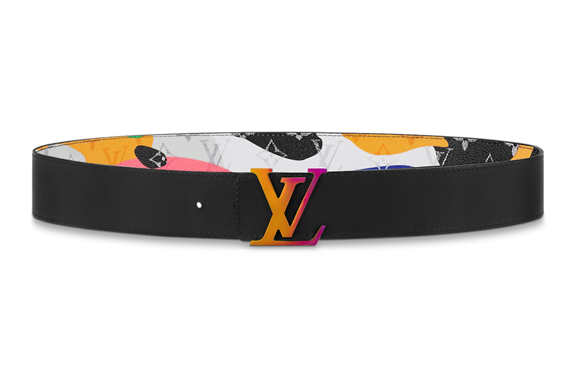 Lookbook LOUIS VUITTON Initiales Monogram Leather Belt Multicolor 4cm  Accessory M8268U