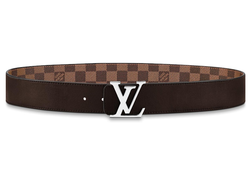 Louis Vuitton Initiales Reversible Belt Damier Ebene 40MM Brown 圖 2