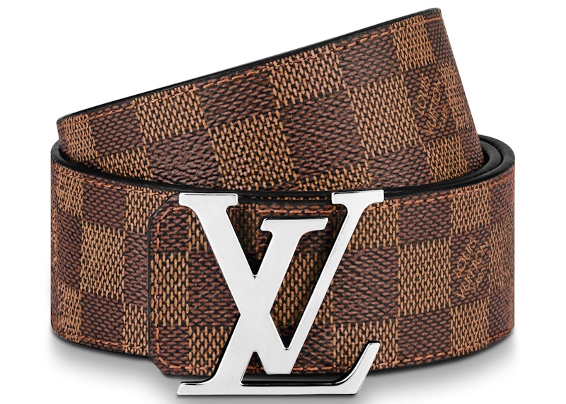 Louis Vuitton Initiales Reversible Belt Damier Ebene 40MM Brown 圖 3