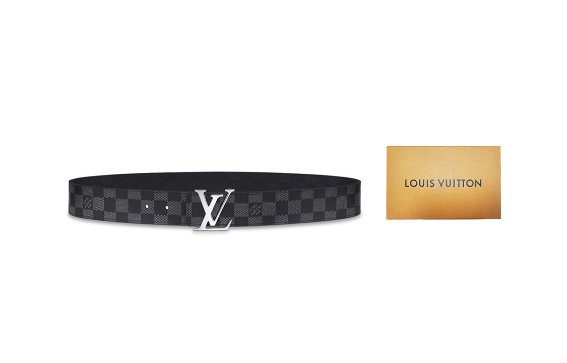 Louis Vuitton Initiales Reversible Leather Belt 4cm Wide M0107