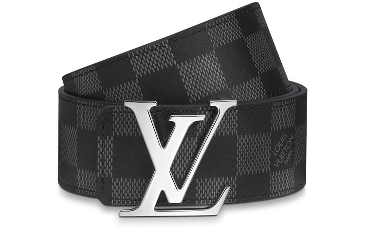 LOUIS VUITTON Initials Reversible Belt Black 4cm Width. M0107 圖 4