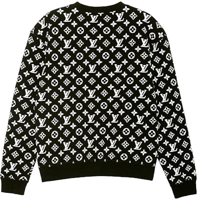 루이 비통 자카드 크루넥 클래식 스웻셔츠 블랙 1A7RRK Lookbook 루이 비통 자카드 크루넥 클래식 스웻셔츠 블랙 1A7RRK