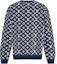 Lookbook Sudadera Louis Vuitton Azul con Patrón Jacquard Crewneck. 1A8FHI