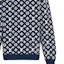 Cheap Sudadera Louis Vuitton Azul con Patrón Jacquard Crewneck. 1A8FHI