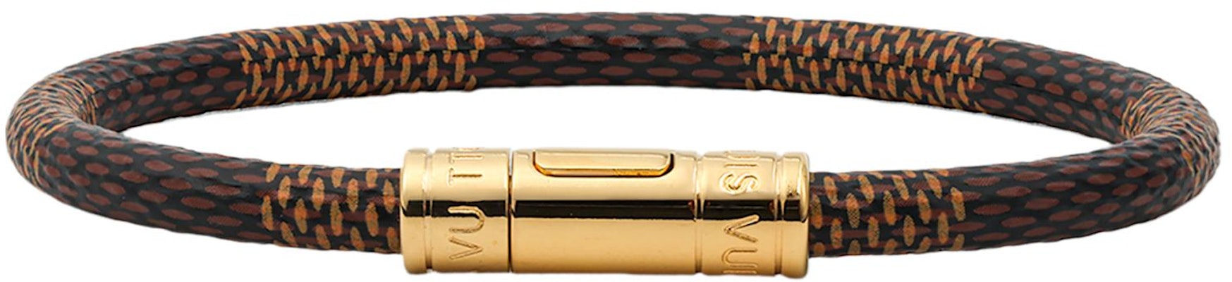 Louis Vuitton Keep It Damier Metal Bracelet Unisex Brown Couples' Edition M8137D Buy Louis Vuitton Keep It Damier Metal Bracelet Unisex Brown Couples' Edition M8137D