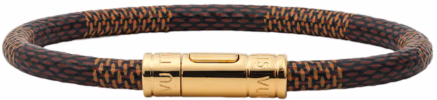 Order 路易威登Keep It棋盘格金属手链情侣款棕色男女通用款 M8137D