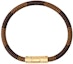 Shop Louis Vuitton Keep It Damier Metal Bracelet Unisex Brown Couples' Edition M8137D