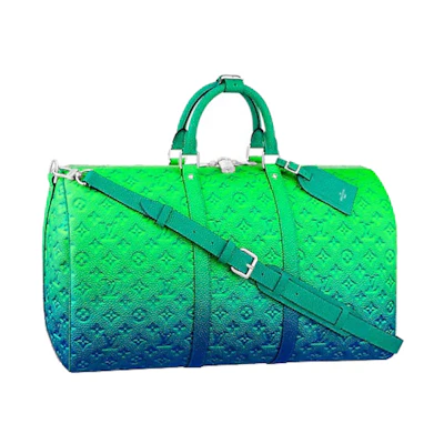 Louis Vuitton Keepall 50B Taurillon Illusion Blue/Green