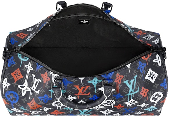 Louis Vuitton Keepall Bandoulière 50 LV Graffiti Multicolor Lookbook Louis Vuitton Keepall Bandoulière 50 LV Graffiti Multicolor