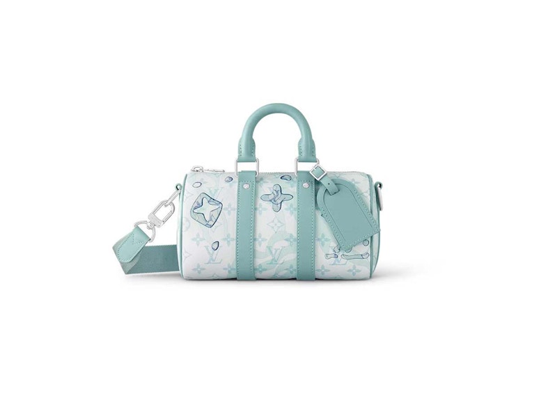 Louis Vuitton Keepall Bandouliere 25 Crystal Blue