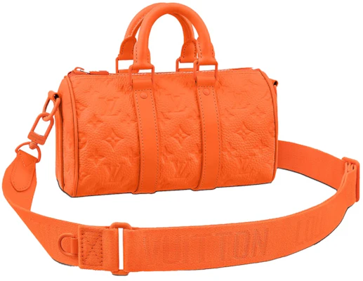 Louis Vuitton Keepall Bandouliere 25 Embossed Monogram Oranye Buy Louis Vuitton Keepall Bandouliere 25 Embossed Monogram Oranye