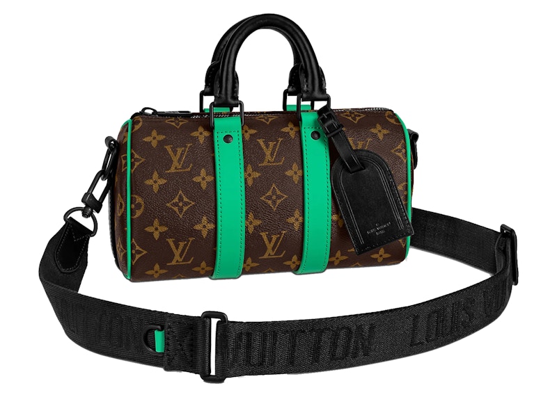 Louis Vuitton Keepall Bandouliere 25 Monogram Macassar Minty Green