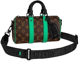 Louis Vuitton Keepall Bandouliere 25 Monogram Macassar Minty Green Louis Vuitton Keepall Bandouliere 25 Monogram Macassar Minty Green