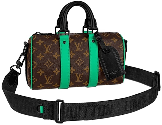 路易威登 Keepall Bandouliere 25 Monogram Macassar 薄荷綠旅行包 Buy 路易威登 Keepall Bandouliere 25 Monogram Macassar 薄荷綠旅行包