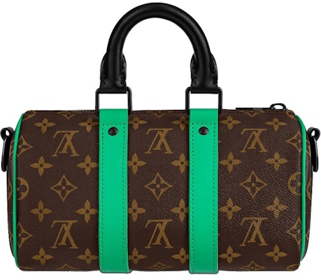 路易威登 Keepall Bandouliere 25 Monogram Macassar 薄荷綠旅行包 Order 路易威登 Keepall Bandouliere 25 Monogram Macassar 薄荷綠旅行包