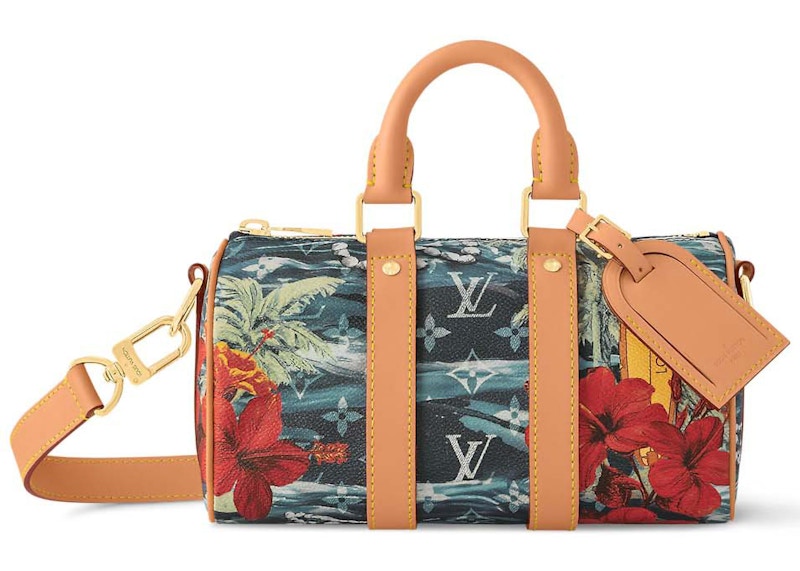 Louis Vuitton Keepall Bandouliere 25 Monogram Surfin Navy Blue