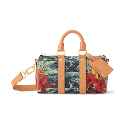 Louis Vuitton Keepall Bandouliere 25 Monogram Surfin Navy Blue