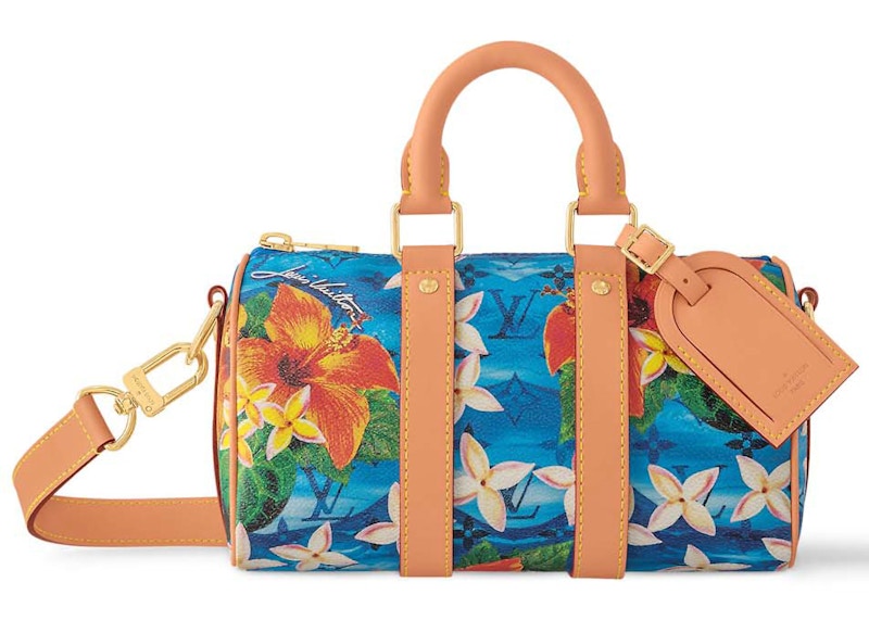 Louis Vuitton Keepall Bandouliere 25 Monogram Surfin' Bright Blue