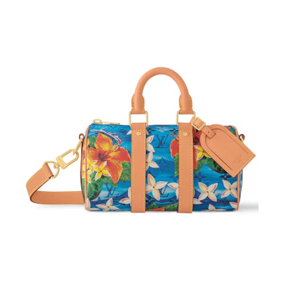 Louis Vuitton Keepall Bandouliere 25 Monogram Surfin' Bright Blue