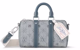 Louis Vuitton Keepall Bandouliere 25 Monogram Washed Denim canvas Louis Vuitton Keepall Bandouliere 25 Monogram Washed Denim canvas