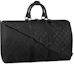Buy 路易威登黑色Keepall Bandouliere 50手提包