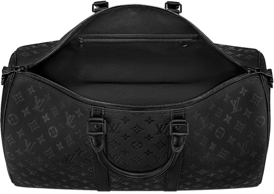 Louis Vuitton Keepall Bandouliere 50 Black/Black Lookbook Louis Vuitton Keepall Bandouliere 50 Black/Black