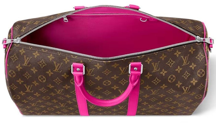 Louis Vuitton Keepall Bandouliere 50 Colormania Fuchsia Lookbook Louis Vuitton Keepall Bandouliere 50 Colormania Fuchsia