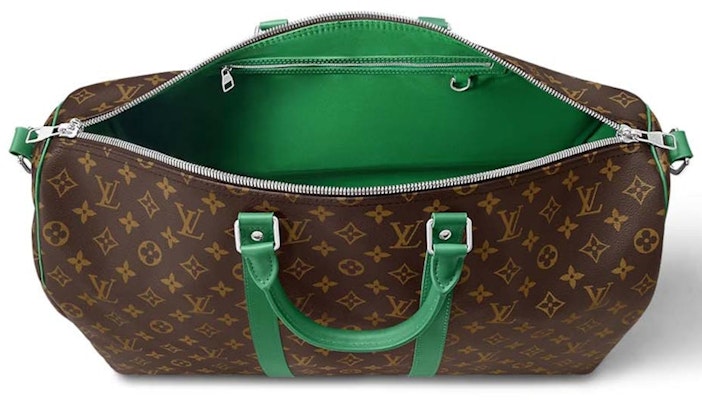 Louis Vuitton Keepall Bandouliere 50 Colormania Green Lookbook Louis Vuitton Keepall Bandouliere 50 Colormania Green