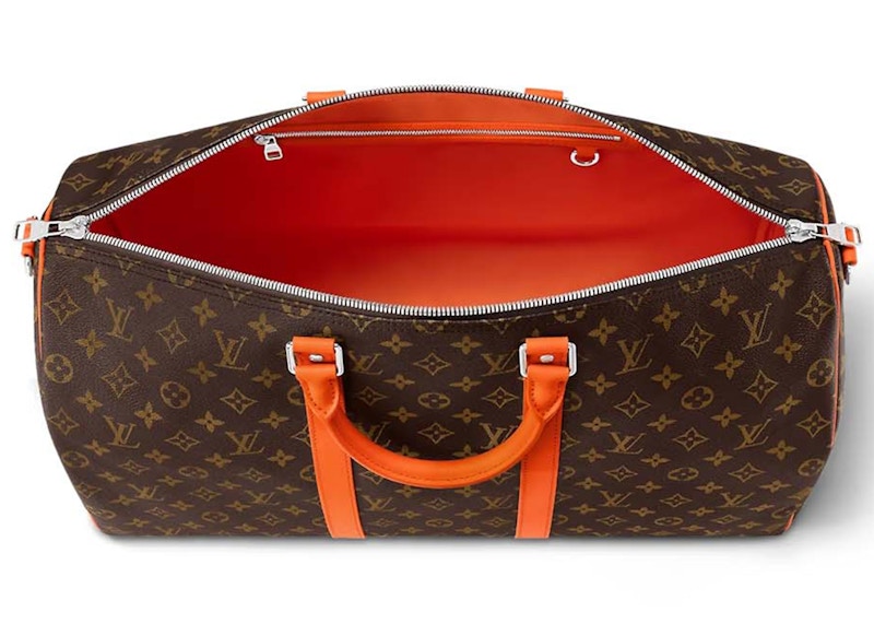 Lookbook 路易威登 Keepall 50 Colormania 橙色手提包