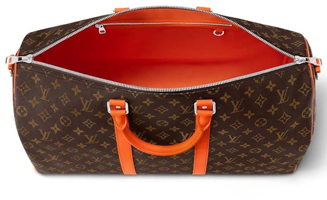 Louis Vuitton Keepall Bandouliere 50 Colormania Orange Lookbook Louis Vuitton Keepall Bandouliere 50 Colormania Orange