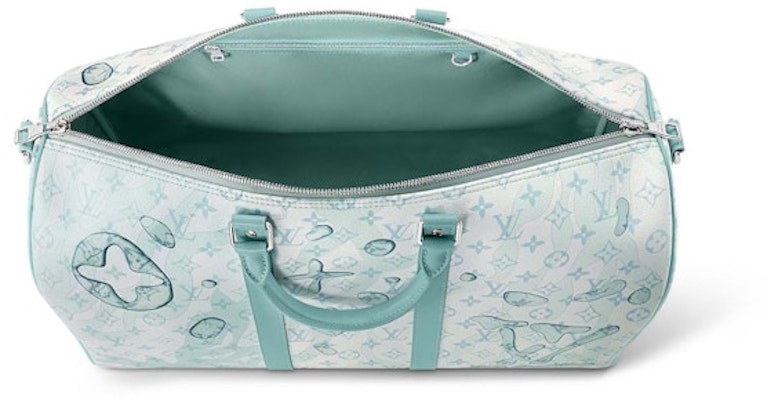 Louis Vuitton Keepall Bandouliere 50 Crystal Blue Lookbook Louis Vuitton Keepall Bandouliere 50 Crystal Blue