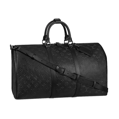 Louis Vuitton Keepall Bandouliere 50 Monogram Shadow Black