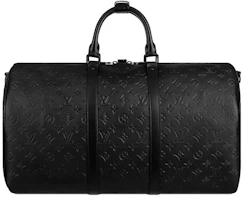 Order Louis Vuitton Keepall Bandouliere 50 Monogram Shadow Black