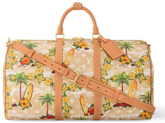 路易威登Keepall Bandouliere 50 Monogram Surfin Sand旅行袋 Buy 路易威登Keepall Bandouliere 50 Monogram Surfin Sand旅行袋