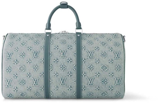Louis Vuitton Keepall Bandouliere 50 Monogram Washed Denim coated canvas Order Louis Vuitton Keepall Bandouliere 50 Monogram Washed Denim coated canvas