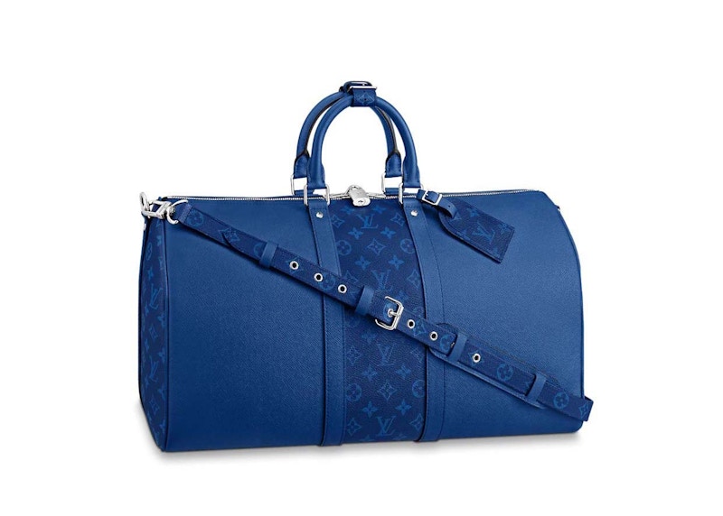 Louis Vuitton Keepall Bandouliere 50 Pacific Blue
