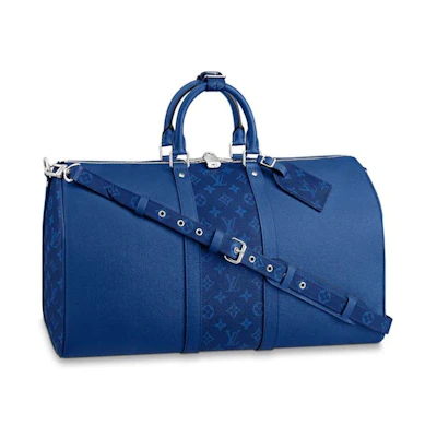 Louis Vuitton Keepall Bandouliere 50 Pacific Blue