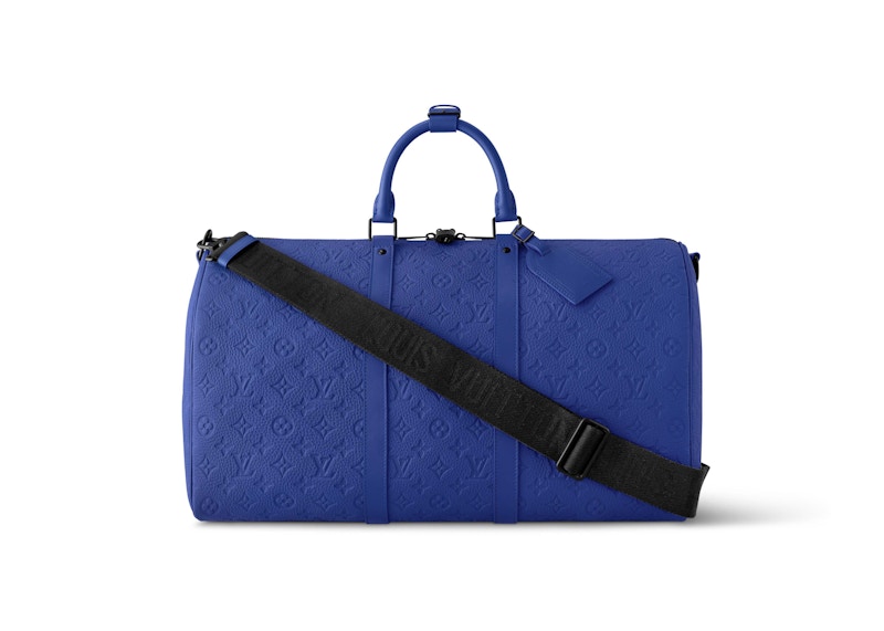 Louis Vuitton Keepall Bandouliere 50 Racing Blue