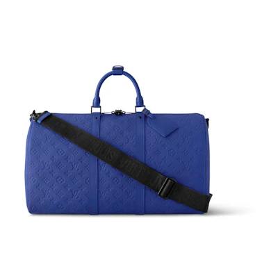 Louis Vuitton Keepall Bandouliere 50 Racing Blue