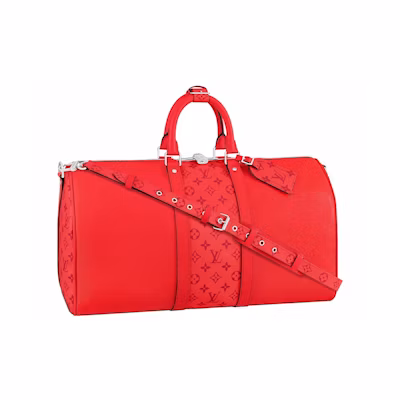 Louis Vuitton Keepall Bandouliere 50 Red