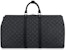 Louis Vuitton Keepall Bandouliere Monogram Eclipse 55 Black/Grey