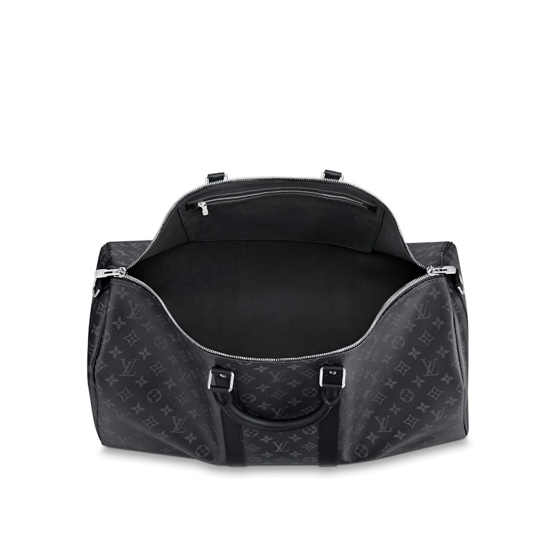 Lookbook 루이비통 킵올 반둘리에 모노그램 이클립스 55 블랙/그레이 
