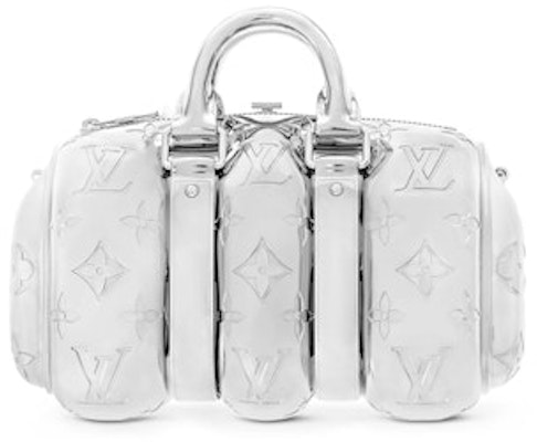 Louis Vuitton Keepall Clutch Blown Up 25 Silver Buy Louis Vuitton Keepall Clutch Blown Up 25 Silver