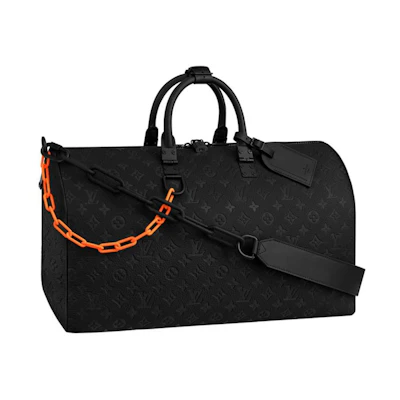Louis Vuitton Keepall Monogram Bandouliere 50 Black