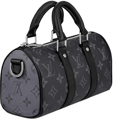 Louis Vuitton Keepall XS Monogram Eclipse Terbalik Hitam Order Louis Vuitton Keepall XS Monogram Eclipse Terbalik Hitam