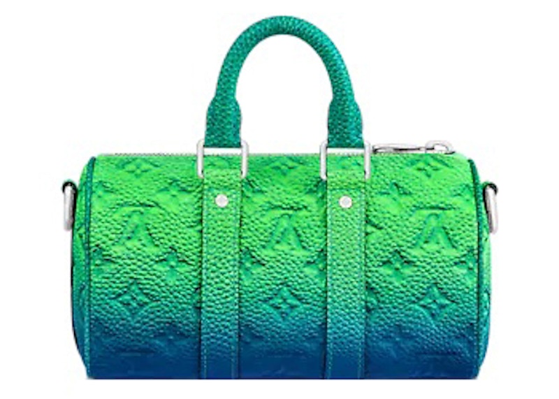 Louis Vuitton Keepall XS Taurillon Illusion Blue/Green 圖 2