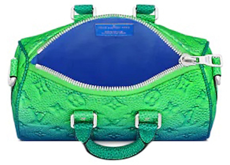 Louis Vuitton Keepall XS Taurillon Illusion Blue/Green 圖 3