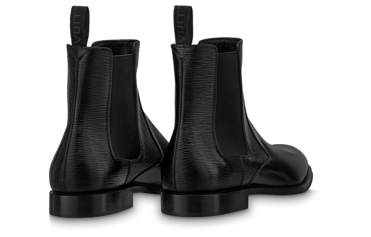 Shop Botas Chelsea Louis Vuitton Kensington 'Negro'. 1AAQTZ